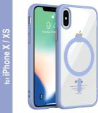 GLOBAL NOMAD Back Cover for Apple iPhone X (Blue, Magsafe, Pack of: 1)