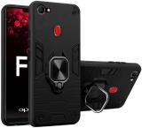 Wowcase Back Cover for OPPO F7 (Black, Rugged Armor, Pack of: 1)