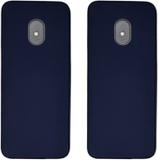 Gizmofreaks Back Cover for Nokia 220 4G 2024 DS - Model No. : TA-1617 ( Pack of 2 ) (Blue, Pack of: 2)