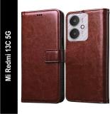 Flipkart SmartBuy Back Cover for Mi Redmi 13C 5G, Poco M6 5G (Brown, Pack of: 1)