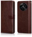 Yofashions Back Cover for realme C65 5G (Brown, Cases with Holder, Pack of: 1)