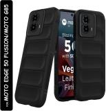 Flipkart SmartBuy Back Cover for Motorola Edge 50 Fusion (Black, Matte Finish, Pack of: 1)