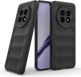 GLOBAL NOMAD Back Cover for Realme 13 Pro Plus 5G (Black, 3D Case, Silicon, Pack of: 1)