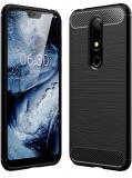 Flipkart SmartBuy Back Cover for Nokia 6.1 Plus (Black, Grip Case, Pack of: 1)