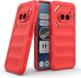 GLOBAL NOMAD Back Cover for Nothing Phone (2a) 5G (Red, 3D Case, Silicon, Pack of: 1)