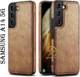 SEVEN7STAR Back Cover for Samsung Galaxy A14 5G (Brown, Dual Protection, Pack of: 1)