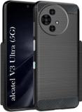 Casekart Back Cover for Alcatel V3 Ultra 5G (Black, Rugged Armor, Pack of: 1)