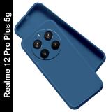 Artistque Back Cover for Realme 12 Pro Plus 5G (Blue, Matte Finish, Silicon, Pack of: 1)