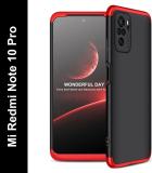 KWINE CASE Back Cover for Mi Redmi Note 10 Pro (Red, Hard Case, Pack of: 1)