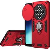 Vkmei Back Cover for REDMI A4 5G (Red, Shock Proof, Pack of: 1)