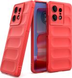 GLOBAL NOMAD Back Cover for Motorola Edge 50 Pro 5G (Red, 3D Case, Silicon, Pack of: 1)