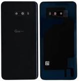 Sandreezz LG G8X ThinQ (Glass) (with Proper Logo) Back Panel (New Aurora Black)