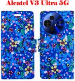 Realgo Flip Cover for Alcatel V3 Ultra 5G (Blue, Pack of: 1)
