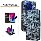 Hpa Flip Cover for Alcatel V3 Ultra 5G (Black, Pack of: 1)