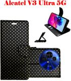 Realgo Flip Cover for Alcatel V3 Ultra 5G (Black, Pack of: 1)