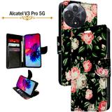 PARGO Flip Cover for Alcatel V3 Pro 5G (Black, Pack of: 1)