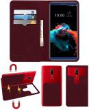 ACM Flip Cover for Maplin S10 Plus (Maroon, Cases with Holder, Pack of: 1)