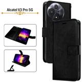 Hpa Flip Cover for Alcatel V3 Pro 5G (Black, Pack of: 1)