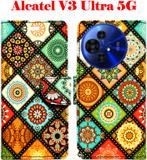 Realgo Flip Cover for Alcatel V3 Ultra 5G (Orange, Pack of: 1)