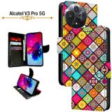 Hpa Flip Cover for Alcatel V3 Pro 5G (Orange, Pack of: 1)