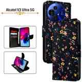 Hpa Flip Cover for Alcatel V3 Ultra 5G (Black, Pack of: 1)