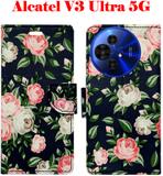 Realgo Flip Cover for Alcatel V3 Ultra 5G (Black, Pack of: 1)