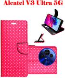 Realgo Flip Cover for Alcatel V3 Ultra 5G (Pink, Pack of: 1)