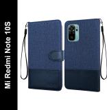 Febelo Flip Cover for Mi Redmi Note 10, Mi Redmi Note 10S (Blue, Pack of: 1)