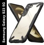 Ringke Back Cover for Samsung Galaxy S23 5G (Black, Pack of: 1)