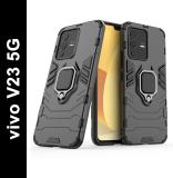 KWINE CASE Back Cover for vivo V23 5G (Black, Shock Proof, Pack of: 1)