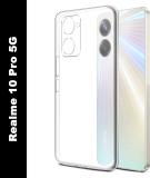 Flipkart SmartBuy Back Cover for realme 10 Pro 5G (Transparent, Grip Case, Silicon, Pack of: 1)