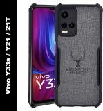 Flipkart SmartBuy Back Cover for Vivo Y33s, Vivo Y21, Vivo Y21 2021, Vivo Y21T (Black, Shock Proof, Pack of: 1)