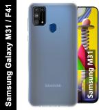 Flipkart SmartBuy Back Cover for Samsung Galaxy F41, Samsung Galaxy M31 (Transparent, Silicon)