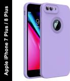 KartV Back Cover for Apple iPhone 7 Plus, Apple iPhone 8 Plus (Purple, Camera Bump Protector, Silicon, Pack of: 1)