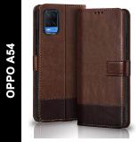 BOZTI Back Cover for Oppo A54 (Brown, Grip Case, Pack of: 1)