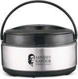 Sanjeev Kapoor by Classic Essentials Stainless Steel Insulated Hot Meal Serving Volga Thermoware Casserole (2000 ml)