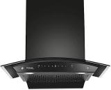 Hindware Divina Black 60 cm Auto Clean Wall Mounted Black 1200 CMH Chimney
