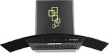FABER HOOD ZEST IN HC SC FL BK 90 Auto Clean Wall Mounted Black 1200 CMH Chimney
