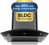 Uplift Paradise 60 BLDC Silent Auto Clean Wall Mounted Black 1350 CMH Chimney