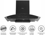 Hindware Zinnia 90 cm MaxX Silence Kitchen Chimney Auto Clean Wall Mounted BLACK 1350 CMH Chimney