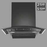 Hindware DIVINA NEO 60 CM WITH MOTION SENSOR ( LAUNCH YEAR 2024 ) Auto Clean Wall Mounted BLACK 1200 CMH Chimney