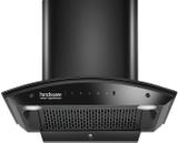 Hindware Celesia 60 Cm Wall Mounted Chimney , Filter-less , Motion Sensor , . Auto Clean Wall Mounted Black 1300 CMH Chimney