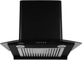 Hindware Elena 60 cm Auto Clean Wall Mounted Black 1100 CMH Chimney