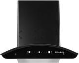 FABER HOOD ELLORA 3D IN HC SC FL BK 60 Auto Clean Wall Mounted Black 1400 CMH Chimney