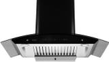 Hindware Nevio Plus 90 CM Auto Clean Wall Mounted Black 1400 CMH Chimney