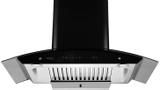 Hindware Nevio Plus 90 Black Auto Clean Wall Mounted Black 1300 CMH Chimney