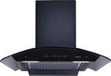 Elica WDFL PLUS HAC LTW 750 MS NERO Auto Clean Wall Mounted Black 1600 CMH Chimney
