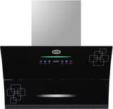 SURYA Double Motor TM90 Auto Clean Wall Mounted Black 1400 CMH Chimney