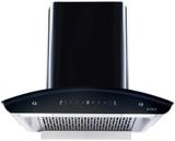 Elica WD TFL HAC 60 MS NERO Auto Clean Curved Glass 60 cm| 15 Years Motor Warranty| Heat Autoclean| Gesture Control| Filterless|Powerful Suction | Low Noise Wall Mounted Black 1600 CMH Chimney