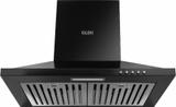 Glen CH6048JUBLK60BF Wall Mounted Black 1000 CMH Chimney